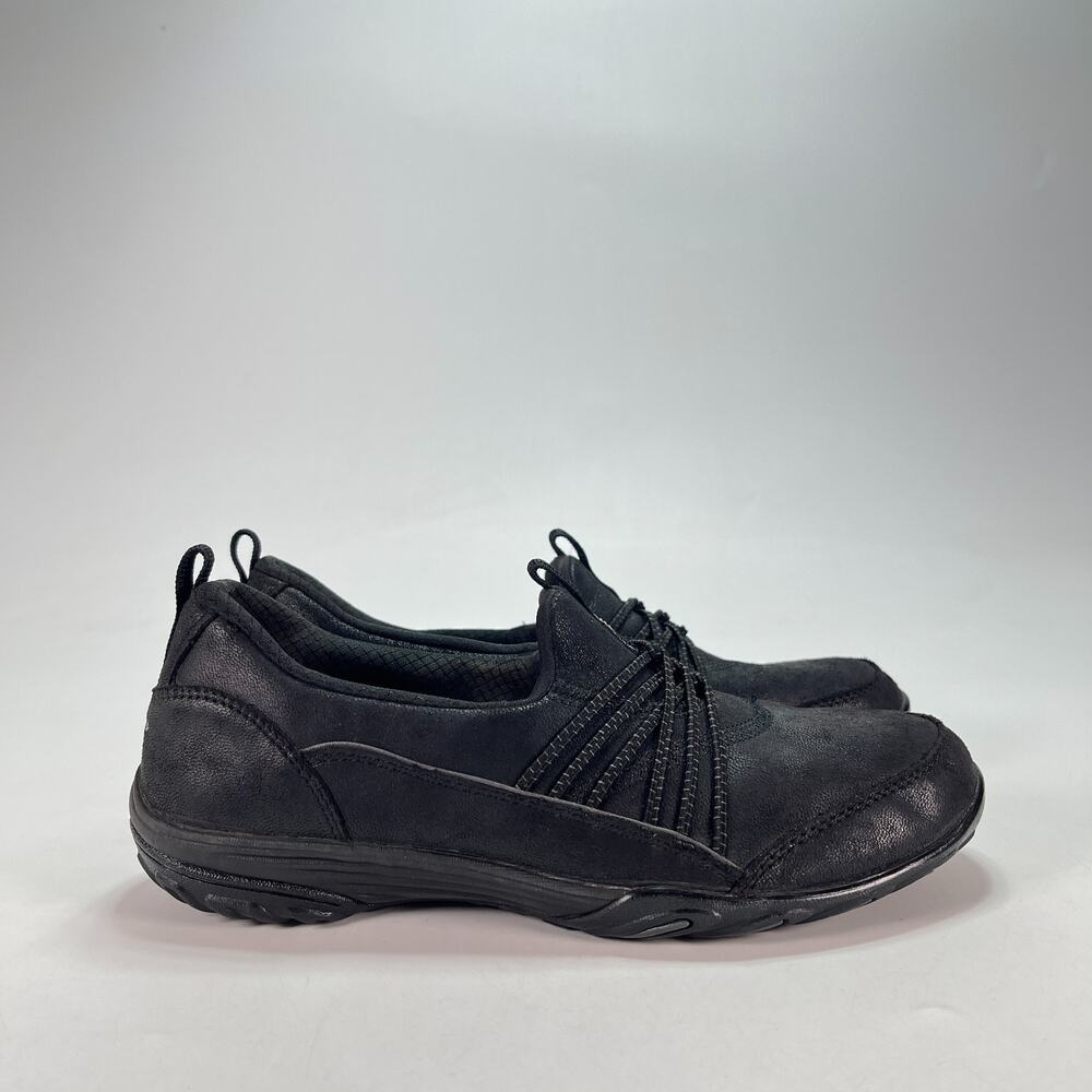 Skechers Empress Let's Be Real Black Comfort Slip On Sneakers 23113 Women's Sz 6